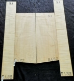 Классический размер 5А Уровень 5A Германия срезан тигр схема клена задняя пластина горная доска сплошная древесина старшая гитара