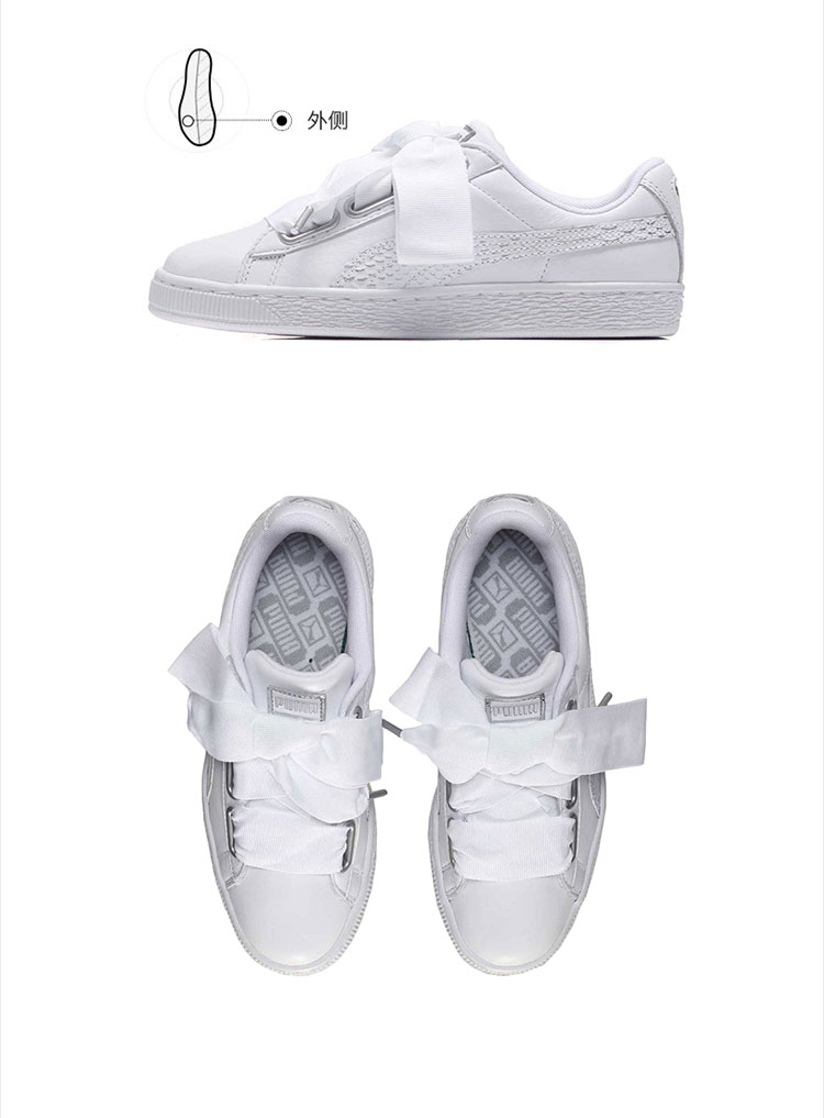 Giày nữ PUMA Hummer Giỏ trái tim Rihanna Bow 2018 Giày mới thông thường Giày thể thao giầy thể thao nữ