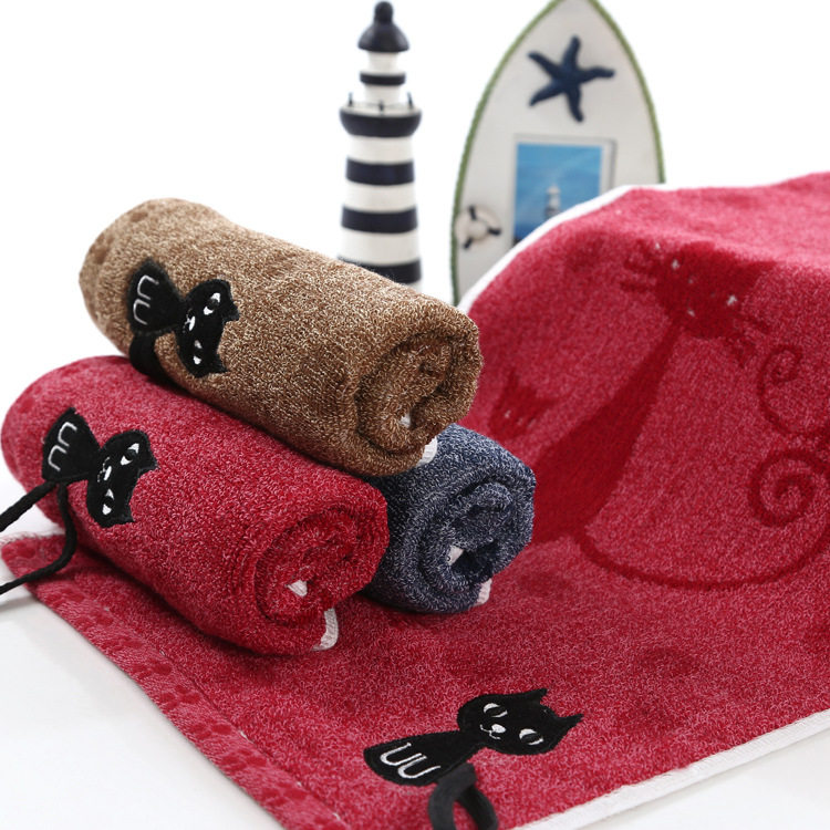 32 strands of pure cotton hooks towels children rubbing hands long scarves with soft absorbent movements Sweat cleaning face towels