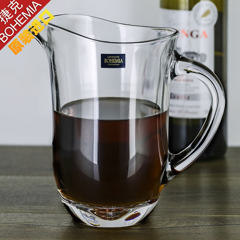 Imported Czech BOHEMIA crystal glass Zer cup juice jug cold kettle red wine Wine Decanter Decanter Decanter