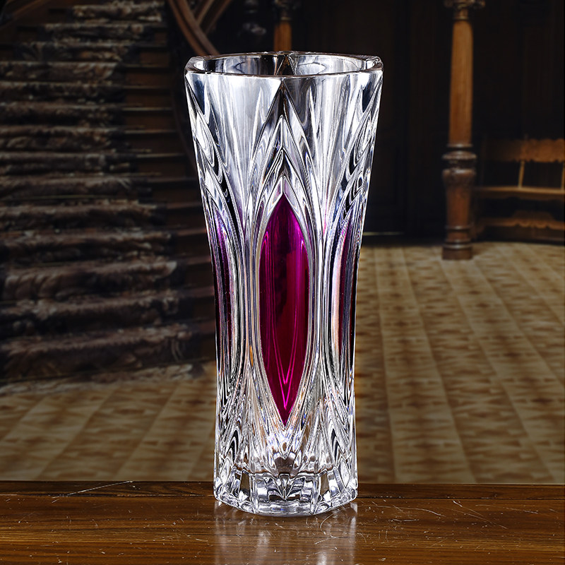 Gauss Crystal Glass Vase Minimalist Eurostyle Transparent Modern Flower Arrangement Swing room Home Desktop floral Thermal pin