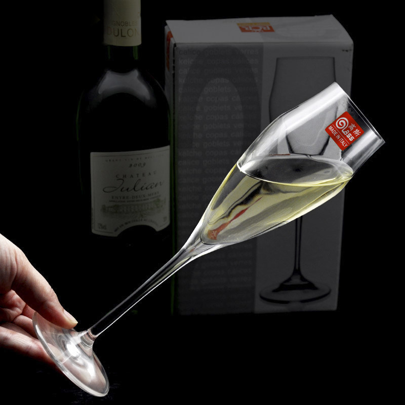 Italian Import Gauss Crystal Glass Wine Cup High Foot Cup White Wine Glass Red Wine Glass Champagne Cup