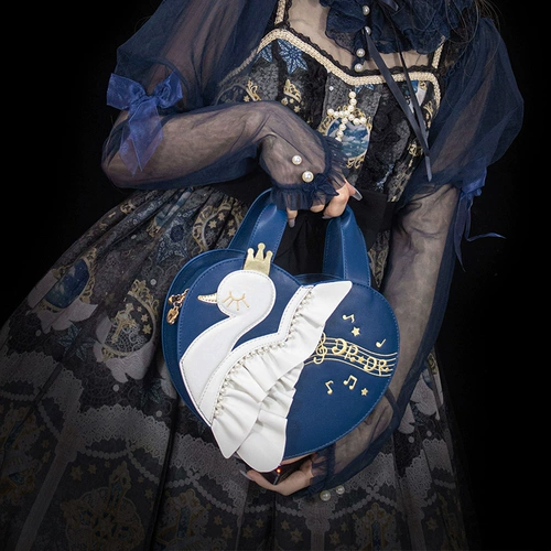 Оригинальный лебедь, сумка через плечо, красная элегантная сумка на одно плечо, стиль Лолита