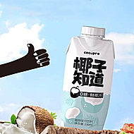 椰子知道0糖鲜椰汁330ml6瓶