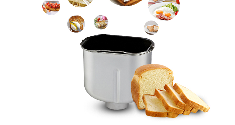 máy kẹp bánh mì sandwich Máy làm bánh mì Elite T20A Trộn cuộc hẹn thông minh và nướng mặt Điều khiển tự động nhỏ Hoàn thành chỉ bằng một cú nhấp chuột máy nướng bánh mì tiross