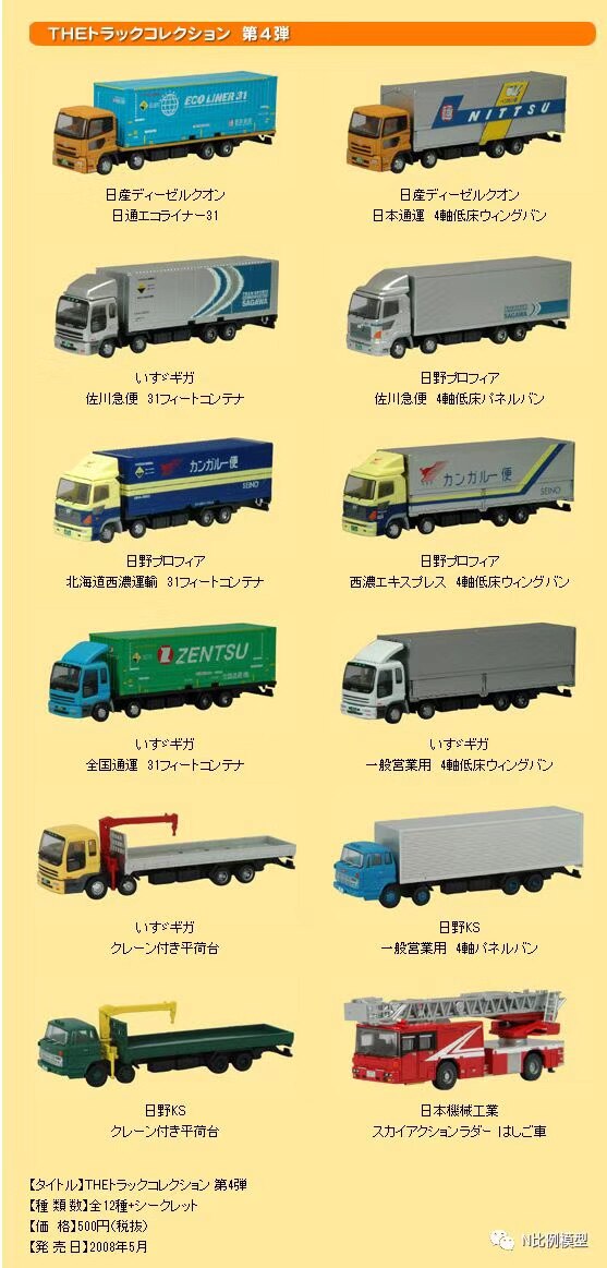 TOMYTEC N ratio 1:150 Sharpan car model delivery truck 4 rounds 3 paragraphs A brand new spot