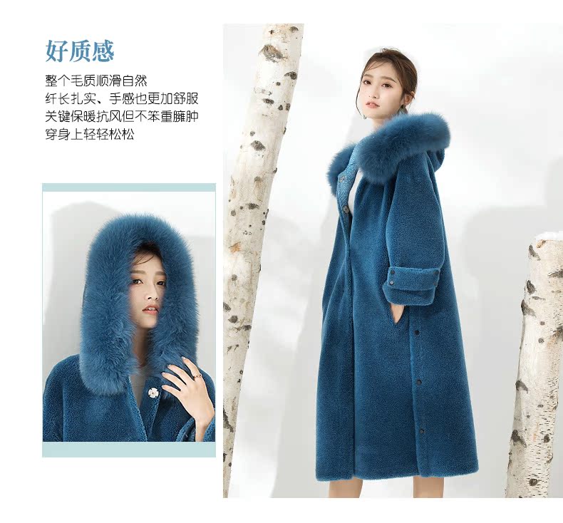 Manteau de fourrure femme LEAKODAIN     - Ref 3173592 Image 14