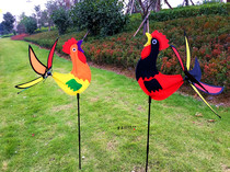 Chicken Windmills Chicken Years Mascot Outdoor Windmills Toy Windmills Nursery Wedding Celebration Attractions Building Trays of Decorative Items