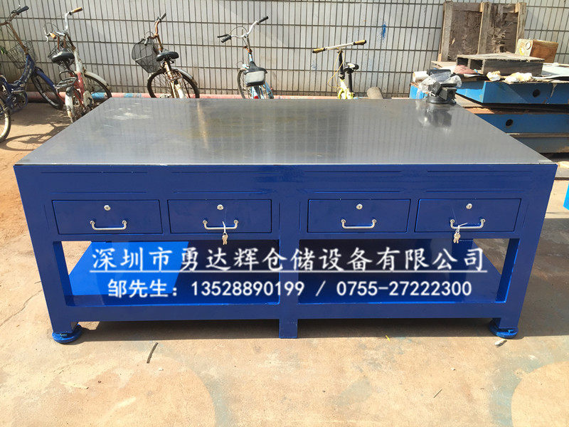 Yong Da Hui steel plate workbench Heavy fitter table Fly mold table Maintenance workbench Cast iron workbench Steel plate table