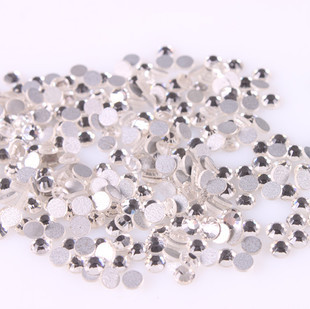 BK美甲饰品超亮贴钻/水钻/手机钻/笔记本钻1.5-3MM 银白闪色 20颗