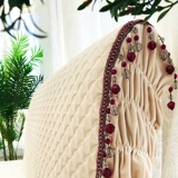 Ткань для кровати, защитная пылезащитная крышка, современная лента, в американском стиле, скандинавский стиль, популярно в интернете, простой и элегантный дизайн