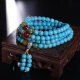 ແບບທິເບດ 108 ສາຍແຂນລູກປັດ turquoise ທີ່ດີທີ່ສຸດຂອງສາຍແຂນຂອງຜູ້ຊາຍແລະແມ່ຍິງສາຍແຂນແບບຊົນເຜົ່າໃນລະດູໃບໄມ້ຫຼົ່ນແລະລະດູຫນາວ.