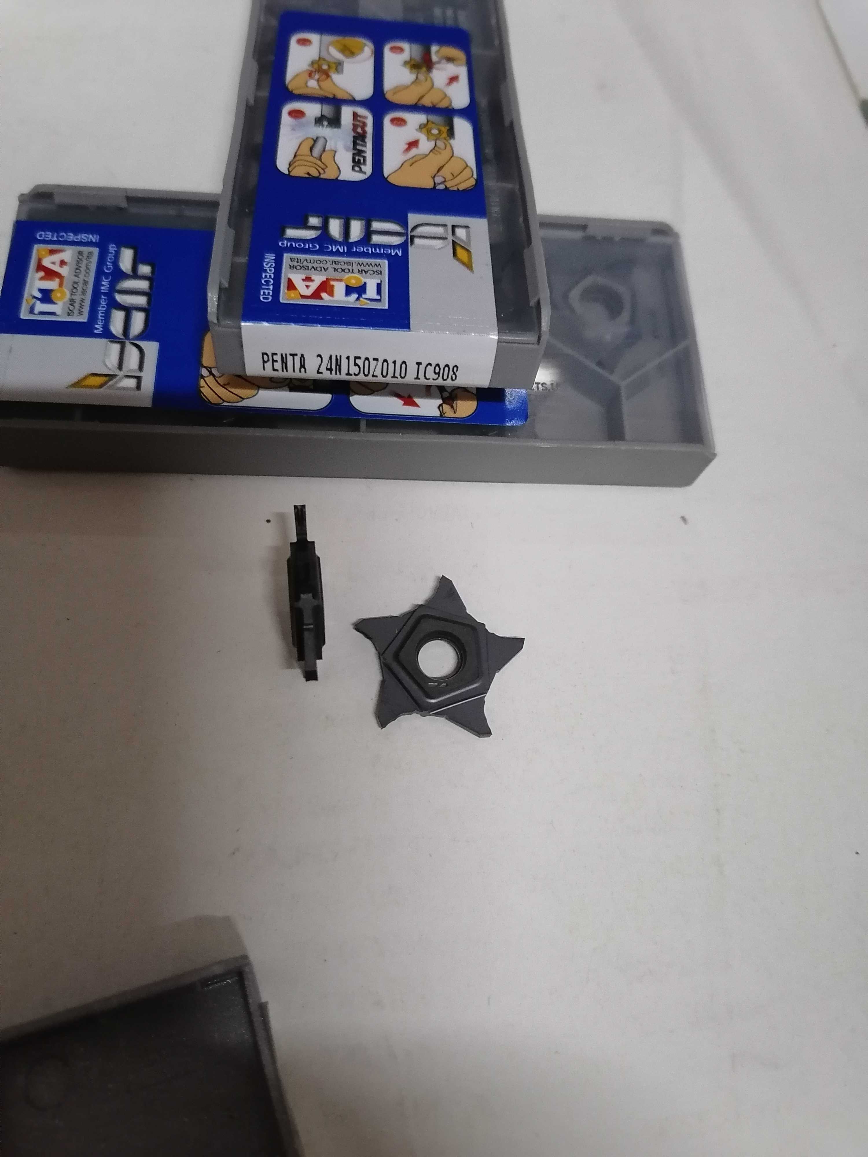 Iscar Overlord Knife Five-pointed Star Alloy Coating Outer Round Groove Knife Cutter Lathe Stainless Steel Universal PENTA