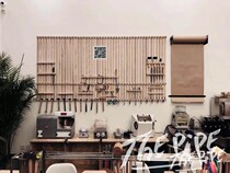 Multifunctional Wall tool rack tool wall Log tool rack customized solid wood tool hanging board tool rack display frame