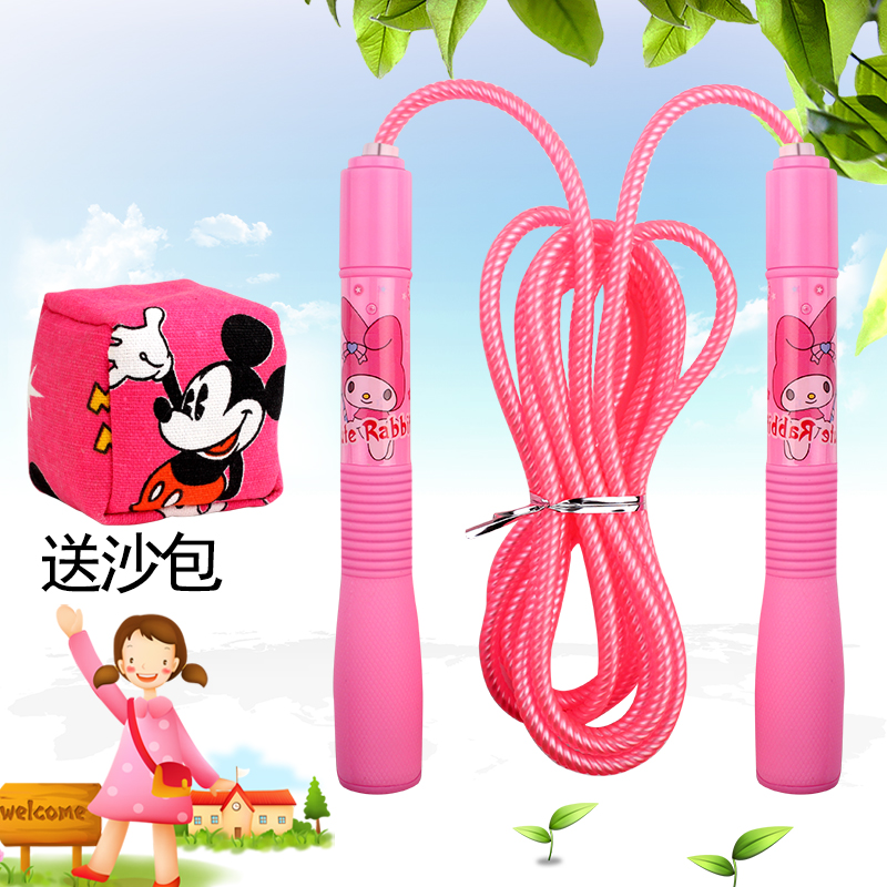 Children Skipping Rope Elementary School Kids Sports Boys Girls Kindergarten Sports Fitness Weight Loss Adjustable Beginue Professional Rope