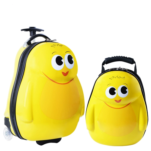 Чемодан, милая мультяшная сумка подходит для мужчин и женщин для девочек, 18 дюймов