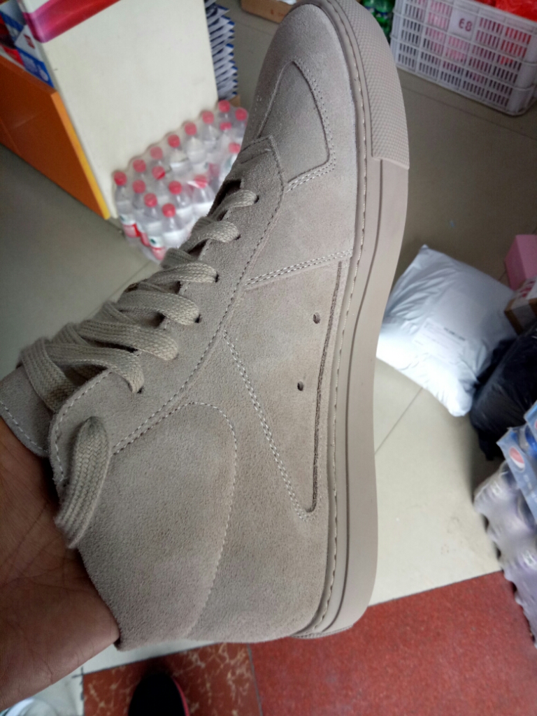 反绒真皮高帮板鞋男好不好用，真实测评值得购买,第8张