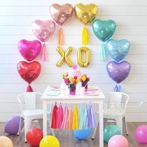 Childrens Day Love Aluminum Balloon Baby Birthday Party Decoration Wedding Wedding Room Decoration