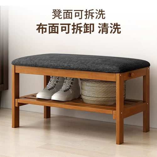 Туфли из натурального дерева для домашнего использования, ткань с сидением, лента, подушка