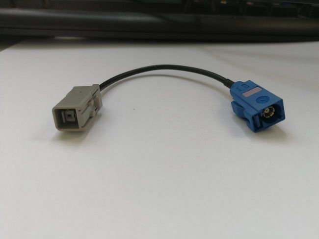 FAKRA C-type female head to GT5 connector adapter cable can be customized extension cable various conversion lines GPS