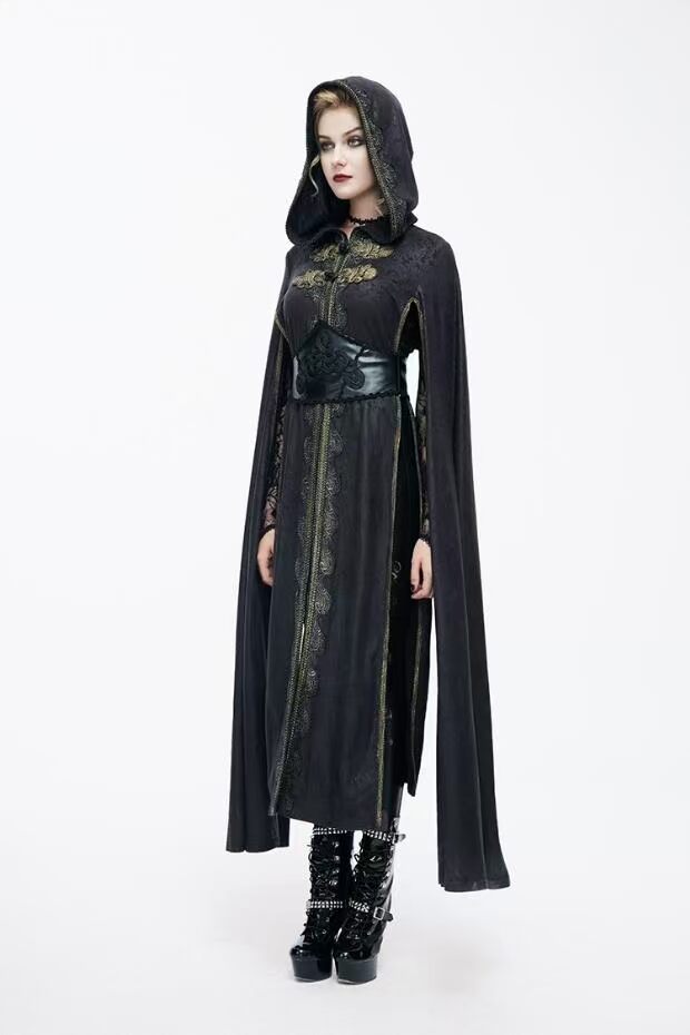 Thẻ ma thuật đi xe hơi Phong cách gothic retro phong cách retro Châu Âu và Hoa Kỳ trang trí bụng rộng vành đai thêu cơ thể hình nữ đai nịt bụng sau sinh