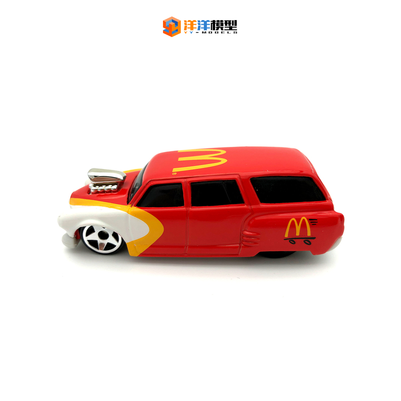 Hot Wheels Mcdonald's Livery, Bagged and Unopened, Alloy Model, 2000 Edition, 1/64 Scale, Low-Profile Car