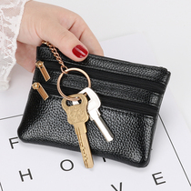 Short hand hold zero wallet woman little minimalist Mini South Korean ins soft leather zipped key coin bag card bag