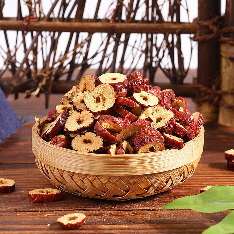 Yiguo Shangren Xinhu Jujube slices Dried jujube 500g Xinjiang jujube slices crispy tea sweet seedless 