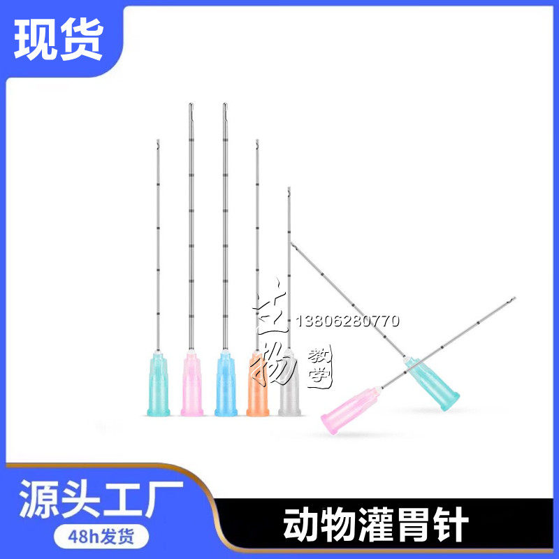 不锈钢针头小鼠灌胃针 大鼠灌胃器 老鼠灌胃器 动物灌药器 侧开口