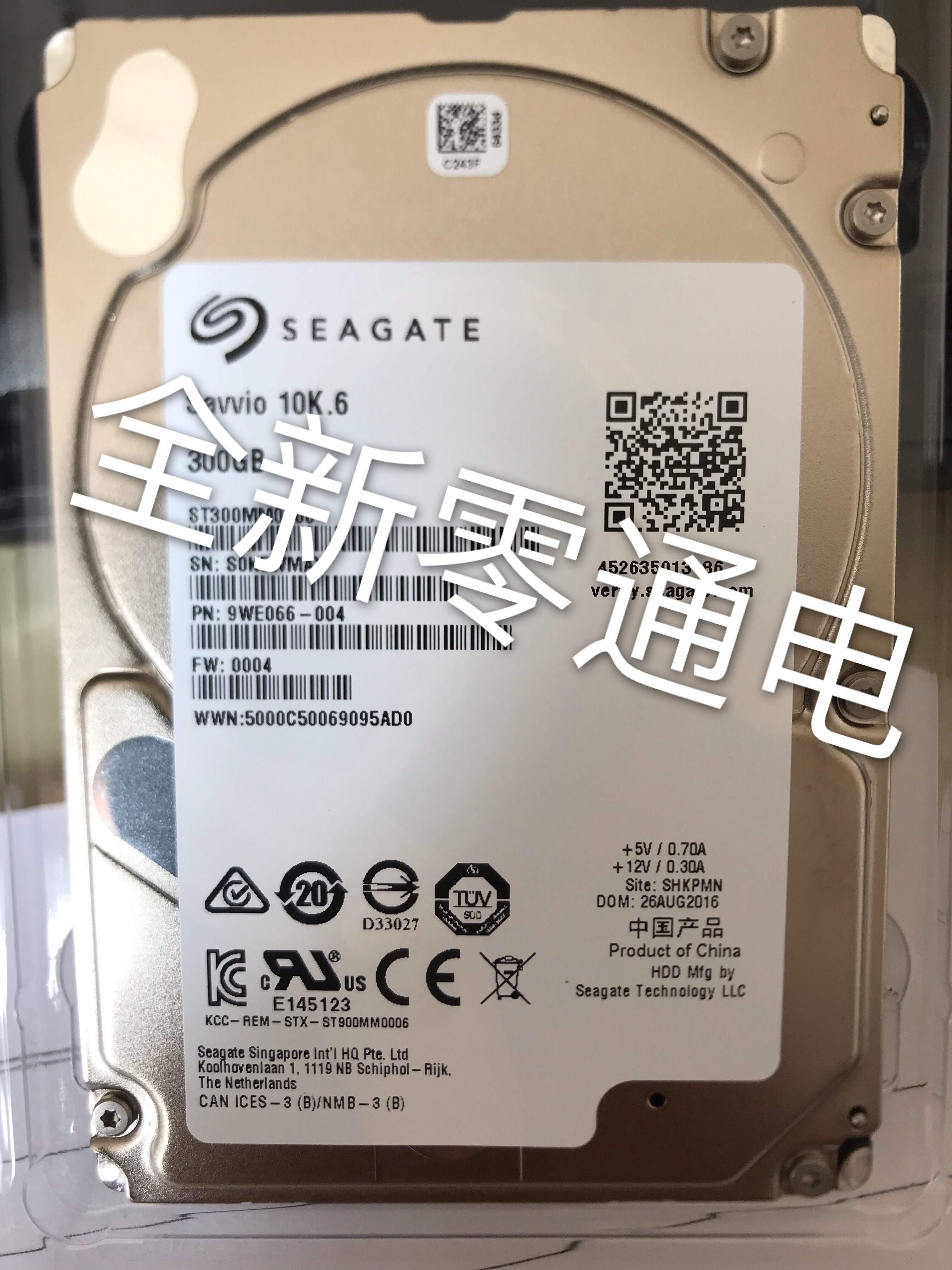 Seagate hitier ST300MM0006 9WK066-004300G 9WK066-004300G 10K 2 5 SAS brand new