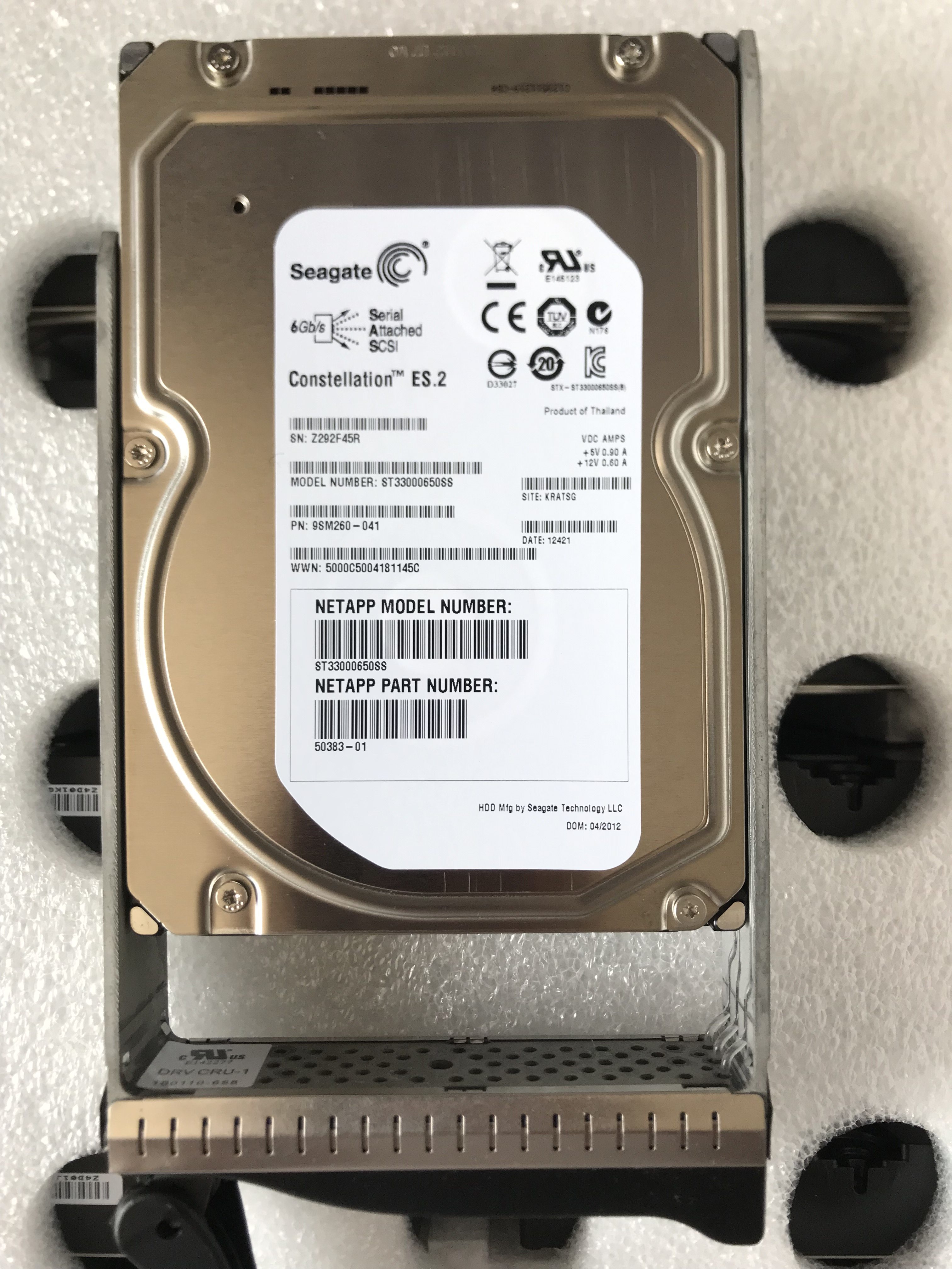 LSI 3T SAS ST33000650SS 9SM260-041 50383-01 LSI Storage Specialized