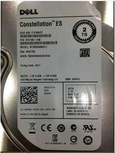 Dell Dell 2TB SATA Personal ST2000NM0011 SN02 Enterprise Hard Drive
