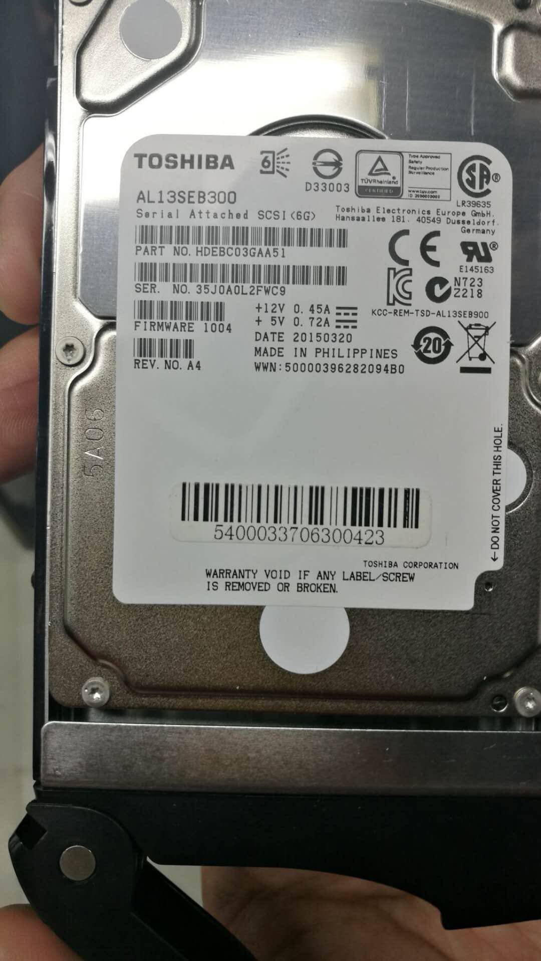 Dawn 300G 2 5 SAS 10K 6G Toshiba Toshiba AL13SEB300