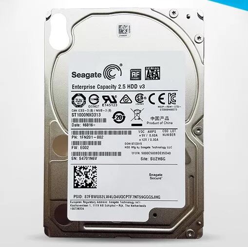 Seagate hitier ST1000NX0313 1T 2 5 inch SATA 12GB 7200 7200 128M cache