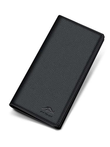 Кенгуру, вместительный и большой бумажник, кожаный картхолдер для водительских прав, из натуральной кожи