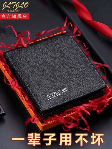 Мужской кожаный бумажник, короткая сумка для водительских прав, картхолдер, из натуральной кожи