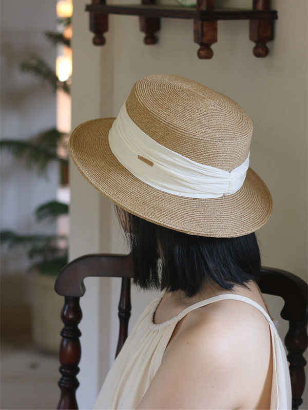 High-Quality Natural Paper Flat-Top Straw Hat Casual Straw Hat for Women Summer Outdoor Travel Sunshade and Sun Protection Hat High-Quality Natural Paper Flat-Top Straw Hat Casual Straw Hat for Women Summer Outdoor Travel Sunshade and Sun Protection Hat
