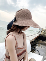 Sun Hat 2021 New 100 Hitch Sky Top Sun Hat Roll Up Beach Cap Woman Summer Photo Lady Leaks Top