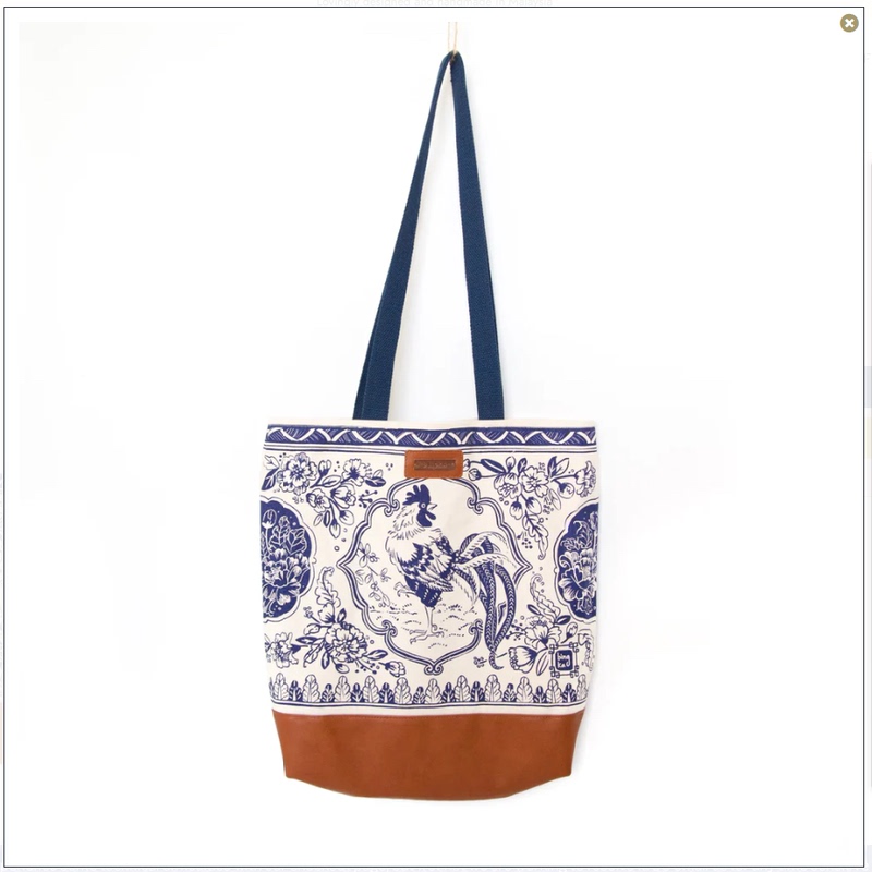 Malaysian Bingka Designer Peripheral Southeast Asian Style Tote Bag Screen-Printed Souvenir Birthday Gift