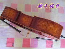 Cello Fully handmade high-end cello Solid wood tiger pattern performance-grade cello 4 4 high-end cello