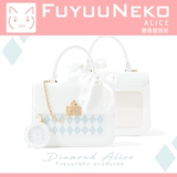 浮游猫 Оригинальная небольшая сумка, сумка через плечо, лента, стиль Лолита