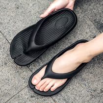 Japan Slippers Mens Summer Non-slip Odor External Wear Black Outdoor Clip Feet Vietnamese Sport Herringbone drag Large size