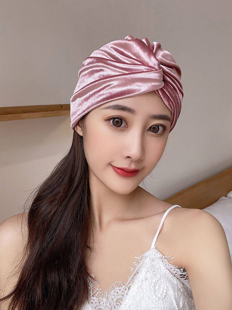 Japanese swimming hat girl hair growth wears fashion texture appears small new adult pure cloth swim cap