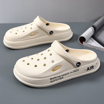 Japanese cave shoes mans new Summer Beach anti-slip soft sole wear and cool drag fashion outer wear bag tow