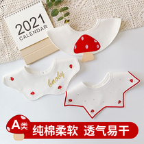 Baby bib cotton men and women baby saliva towel waterproof eating bib newborn spring and autumn princess style