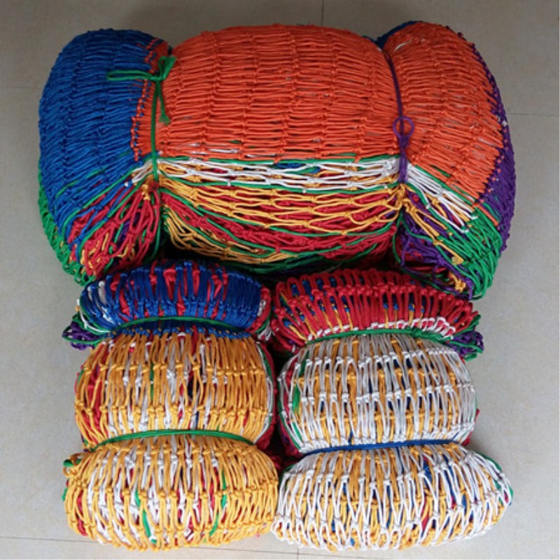 Children's stair protection net fence net space anti-fall net woven rope net interior decoration safety nylon net color