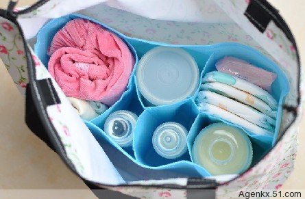Tiết kiệm thời gian và khác biệt Túi đựng đồ lót lót ngăn chứa Túi riêng biệt Túi đựng trong túi Túi đựng vừa và nhỏ bộ túi 5 chi tiết cho mẹ và bé hàng đẹp