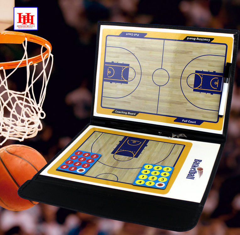 Basketball Tactical Board High-end Portable Coaching Board Basketball Game Tactical Display Board Suit Magnetic Tactical Board