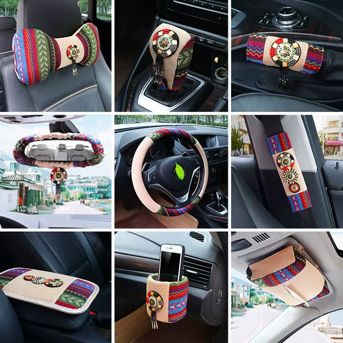 Автомобильный интерьер Set Gear Ручные брецкие плечи ремня безопасности