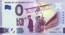 EU 0 Yuan French War Museum Commemorative Banknote Brand New UNC